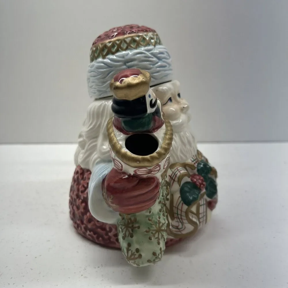 Vintage Santa Claus Tea Pot‎ by Avon Christmas Decor